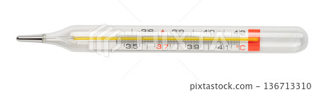 medical thermometer close-up 136713310