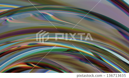 Vibrant Glass Rings in Dynamic Curves: Colorful Abstract Motion for Design and Tech Vibrant Glass Rings in Dynamic Curves: Colorful Abstract Motion for Design and Tech 136713635