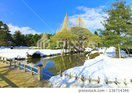 【石川縣】銀白兼六園(雪掛唐松) 【石川縣】銀白兼六園(雪掛唐松) 136714366