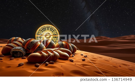 Futuristic Desert Meets Bakery Worlds 136714949