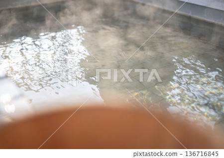 Image of a warm hot spring: Hawaiian hot spring 136716845