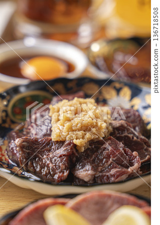 Delicious looking meat photo Yakiniku Delicious looking meat photo Yakiniku 136718508