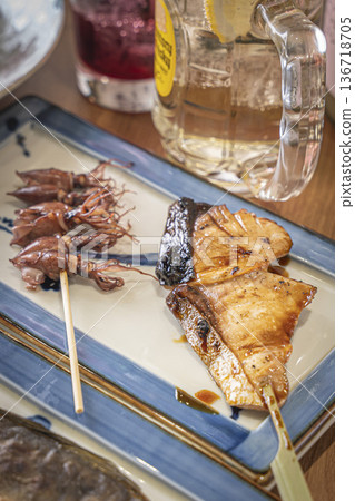 Izakaya food atmosphere Izakaya food atmosphere 136718705