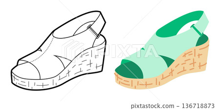 Mint espadrille wedge sandal shoe women flat plus line set. Peep toe slingback sandal with jute wedge for travel blog Mint espadrille wedge sandal shoe women flat plus line set. Peep toe slingback sandal with jute wedge for travel blog 136718873