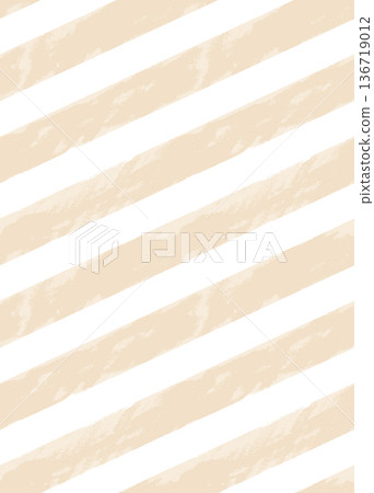 Crayon-drawn textured diagonal stripes (beige) Crayon-drawn textured diagonal stripes (beige) 136719012