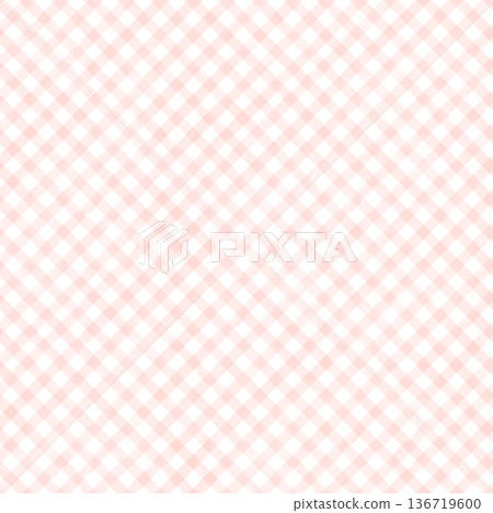 水彩紋理小菱形格紋圖案背景素材（粉紅色） 136719600