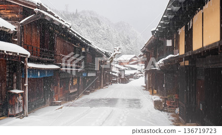 妻籠宿（冬季） 136719723