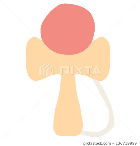 Simple hand-drawn illustration cutout series for the May school newsletter | Kendama (Children's Day) Simple hand-drawn illustration cutout series for the May school newsletter | Kendama (Children's Day) 136719959