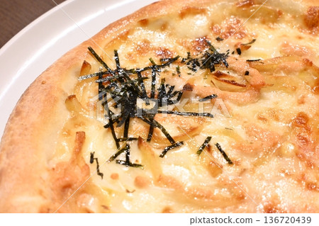 明太子馬鈴薯披薩 136720439