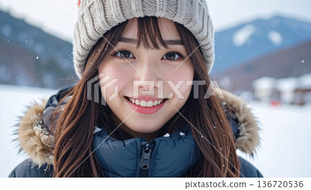 我身處群山之中，正值隆冬。 136720536