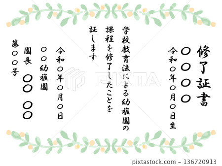 Graduation Ceremony/Certificate of Completion - Ready-to-Use Pastel Certificate and Message Card Template (Includes Sample Text) Graduation Ceremony/Certificate of Completion - Ready-to-Use Pastel Certificate and Message Card Template (Includes Sample Text) 136720913