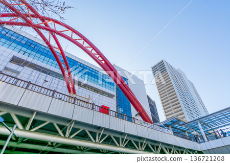 東京城市景觀:立川站北口環島 東京城市景觀:立川站北口環島 136721208