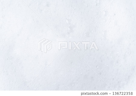 Close-up of soapy white foam Close-up of soapy white foam 136722358