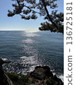 Katsurahama, Kochi Prefecture: The sparkling Pacific Ocean horizon 136725181
