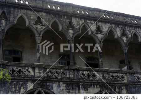 An abandoned monastery. An abandoned monastery. 136725365
