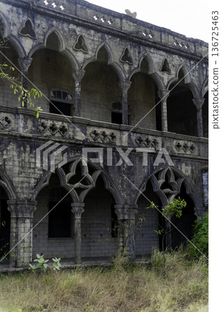 An abandoned monastery. An abandoned monastery. 136725463