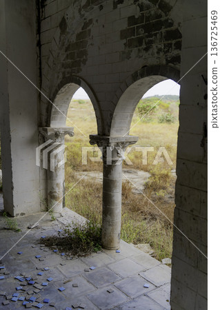 An abandoned monastery. An abandoned monastery. 136725469