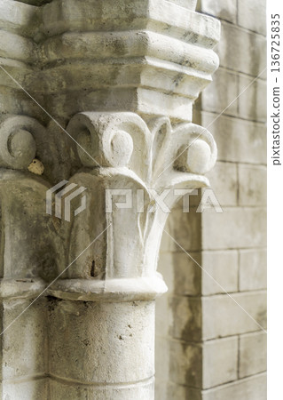 An abandoned monastery. An abandoned monastery. 136725835