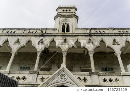 An abandoned monastery. An abandoned monastery. 136725839