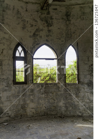 An abandoned monastery. An abandoned monastery. 136725847