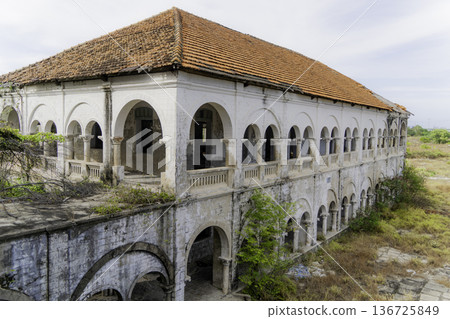 An abandoned monastery. An abandoned monastery. 136725849