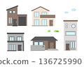 House illustration set 136725990