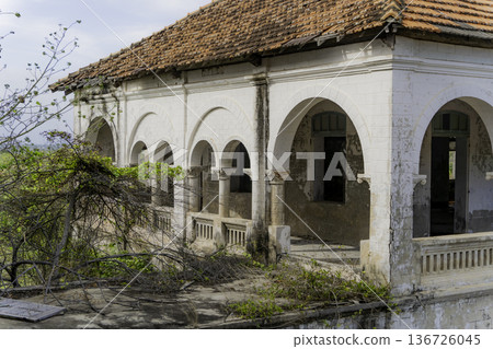 An abandoned monastery. An abandoned monastery. 136726045