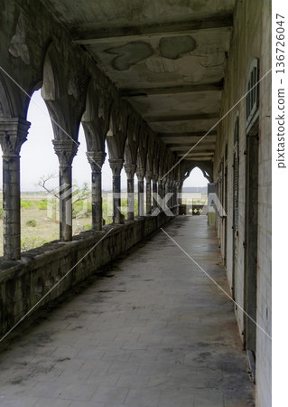 An abandoned monastery. An abandoned monastery. 136726047