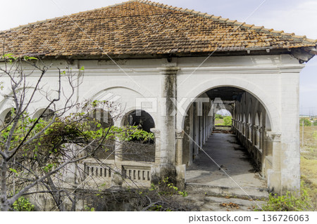 An abandoned monastery. An abandoned monastery. 136726063