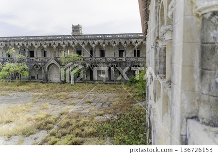 An abandoned monastery. An abandoned monastery. 136726153