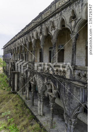 An abandoned monastery. An abandoned monastery. 136726347