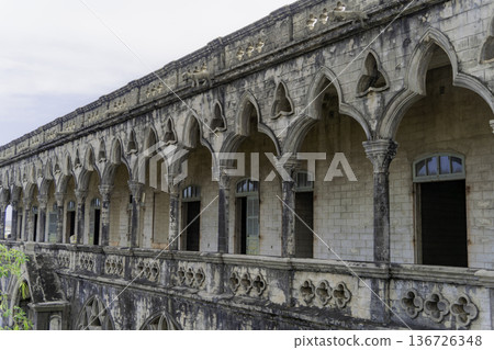An abandoned monastery. An abandoned monastery. 136726348