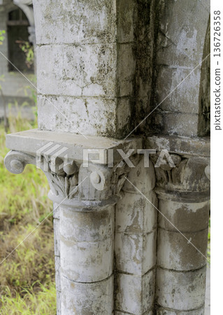 An abandoned monastery. An abandoned monastery. 136726358