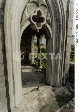An abandoned monastery. An abandoned monastery. 136726503
