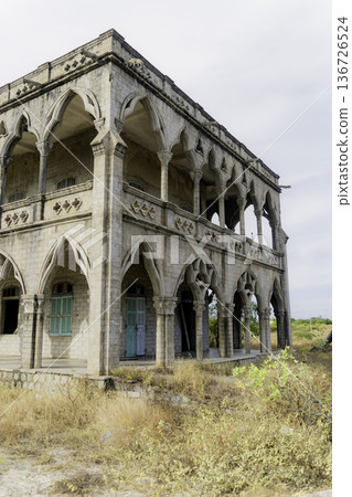 An abandoned monastery. An abandoned monastery. 136726524