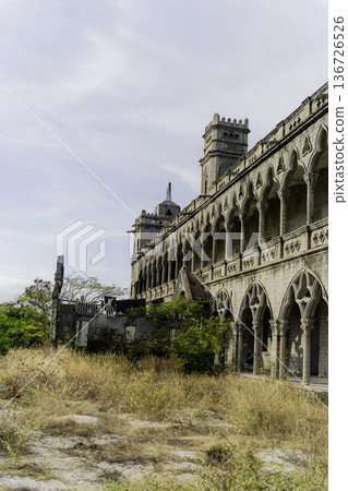 An abandoned monastery. An abandoned monastery. 136726526