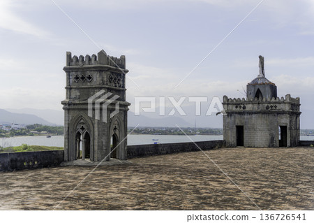 An abandoned monastery. An abandoned monastery. 136726541