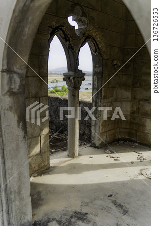 An abandoned monastery. An abandoned monastery. 136726553