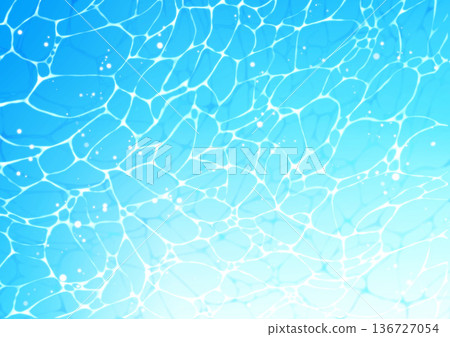 A beautiful background of the water surface with a vibrant blue gradation. Slightly bright. A beautiful background of the water surface with a vibrant blue gradation. Slightly bright. 136727054