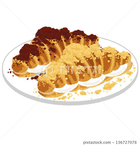 胯部插圖 136727078