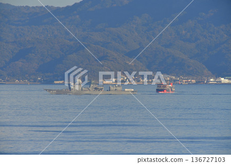 日本海上自衛隊浦賀水道湘南AGS-5106東京灣渡輪白濱丸 136727103