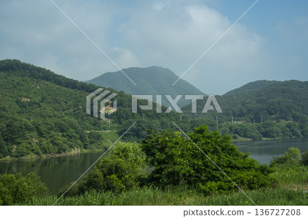 Baekma Riverside Bicycle Path Baekma Riverside Bicycle Path 136727208