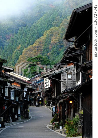 The scenery of Narai hotel in Nagano prefecture 136727345