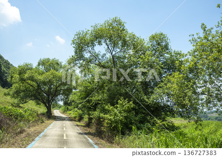 Baekma Riverside Bicycle Path Baekma Riverside Bicycle Path 136727383