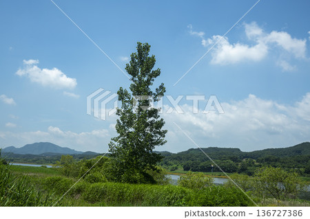 Baekma Riverside Bicycle Path Baekma Riverside Bicycle Path 136727386