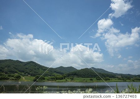 Baekma Riverside Bicycle Path Baekma Riverside Bicycle Path 136727403