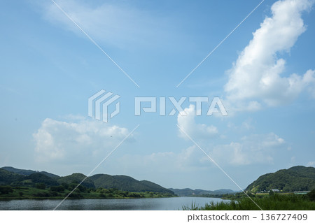 Baekma Riverside Bicycle Path Baekma Riverside Bicycle Path 136727409