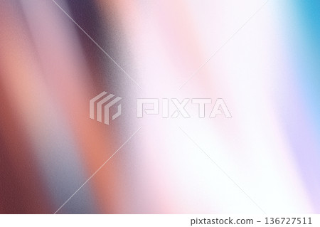 Abstract soft iridescent background with blend of pastel pink, orange, and blue blurred light leaks Abstract soft iridescent background with blend of pastel pink, orange, and blue blurred light leaks 136727511