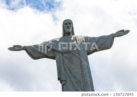 Christ the Redeemer on Corcovado mountain Rio de Janeiro Brazil. 136727845
