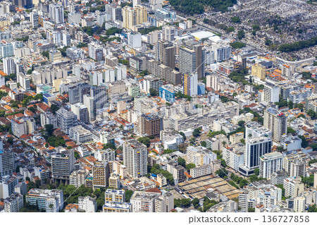 Rio de Janeiro Brazil City Downtown Cityscape and Skyline Panorama. 136727858